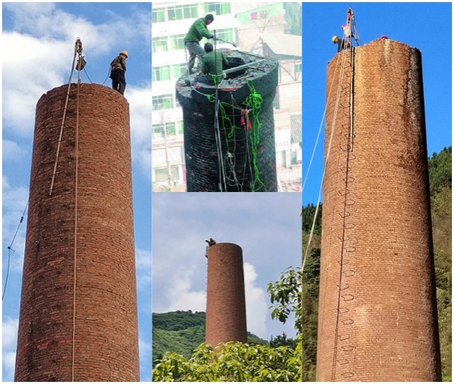 广州拆除烟囱公司:专业技能,严谨态度和高效的方式